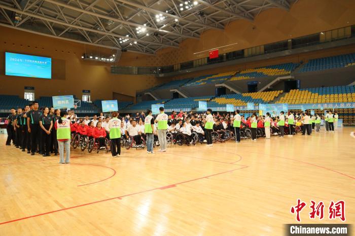 2024年全国轮椅篮球锦标赛在广东清远正式拉开帷