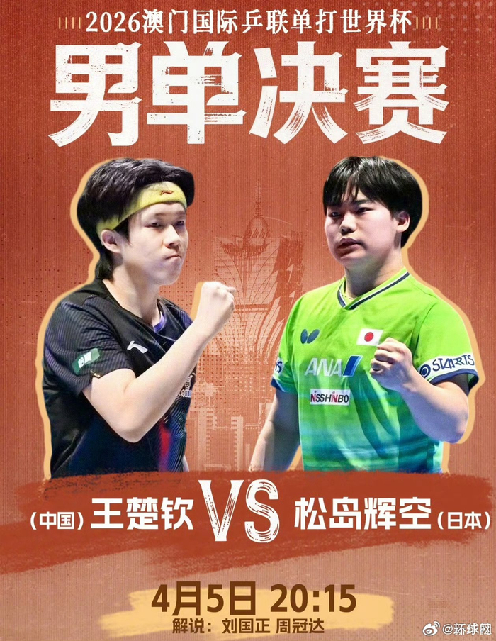 孙颖莎王曼昱巅峰对决 2026国际乒联单打世界杯决